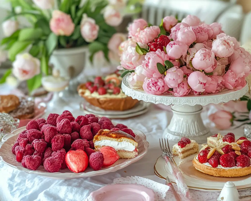 Pink Valentine’s Brunch Table Inspiration
