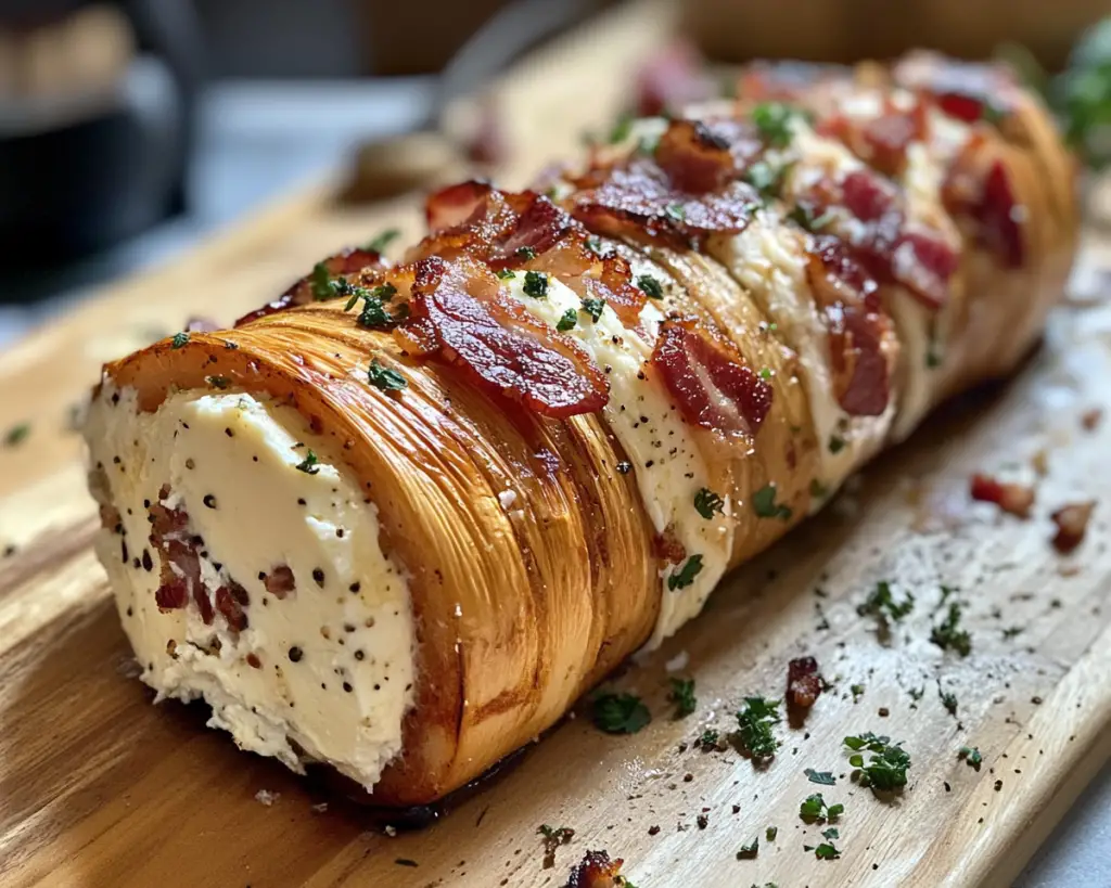 Bacon Goat Cheese Appetizer Log Recipe for Easy Party Success