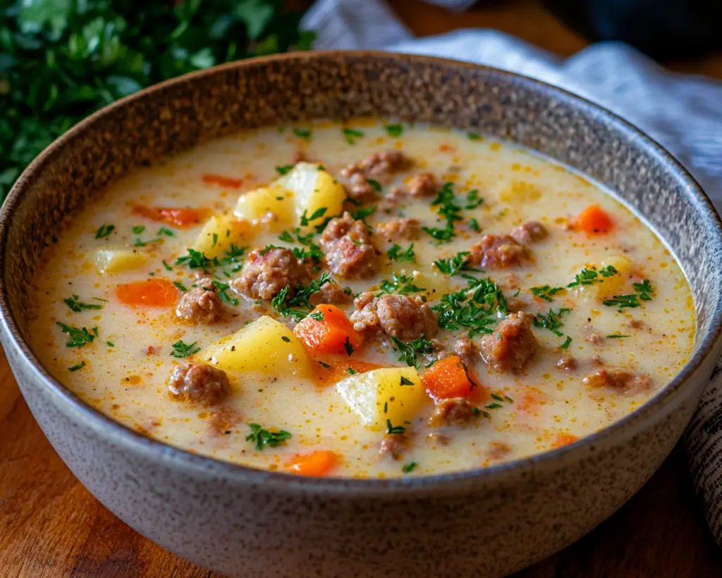 Cajun Potato Soup with Sausage – Easy Hearty Dinner Recipe