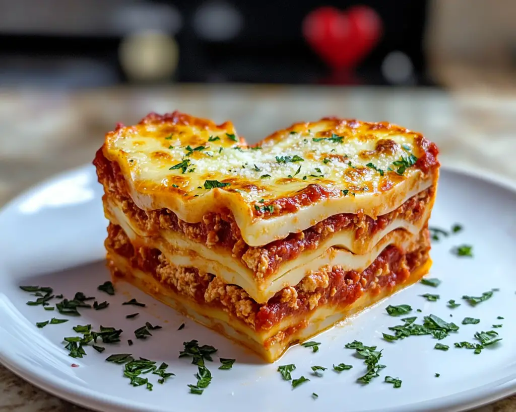 Heart Shaped Lasagna Recipe: Easy Valentine’s Day Dinner Idea