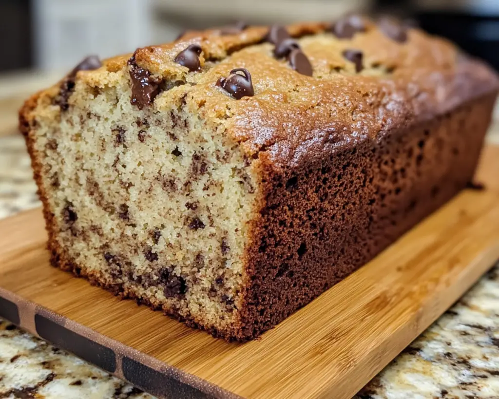 Super Moist Chocolate Chip Banana Bread Recipe