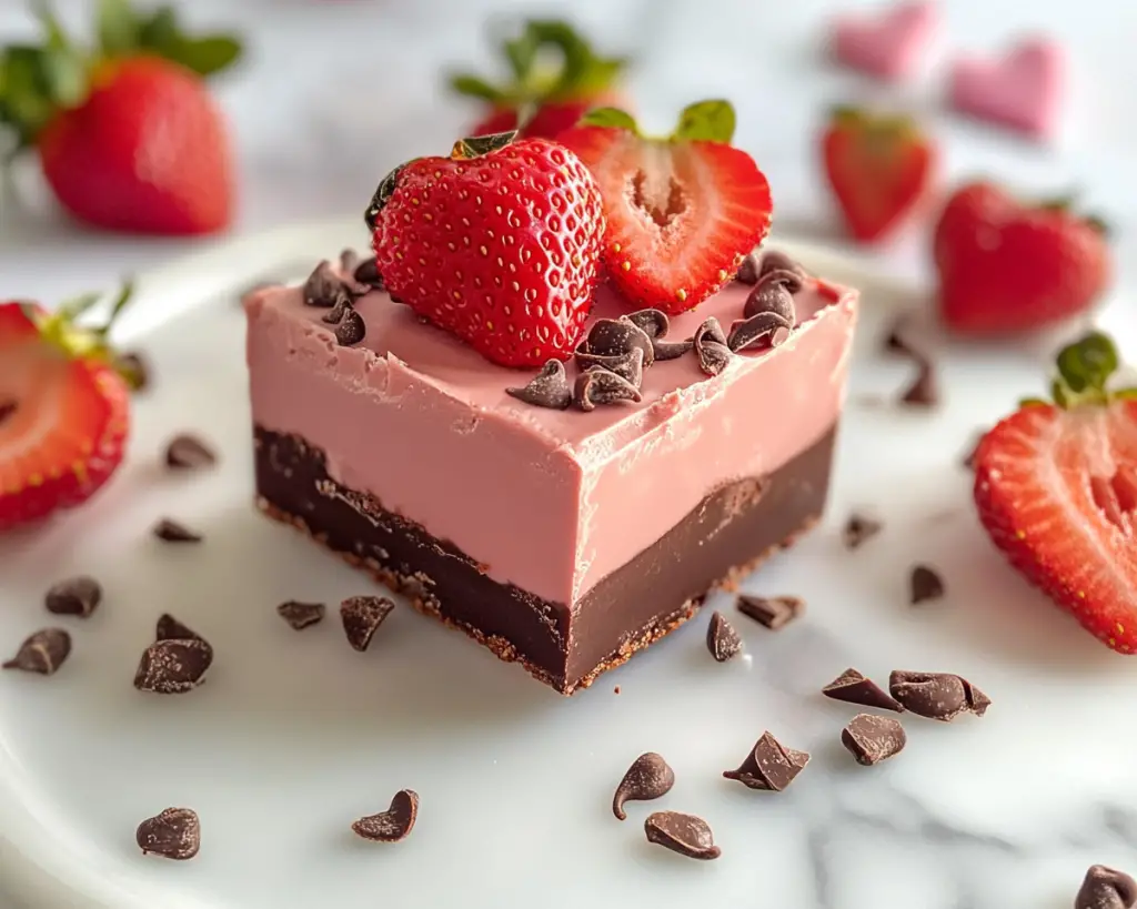 Chocolate Covered Strawberry Fudge Recipe Easy Valentine’s Day Treat