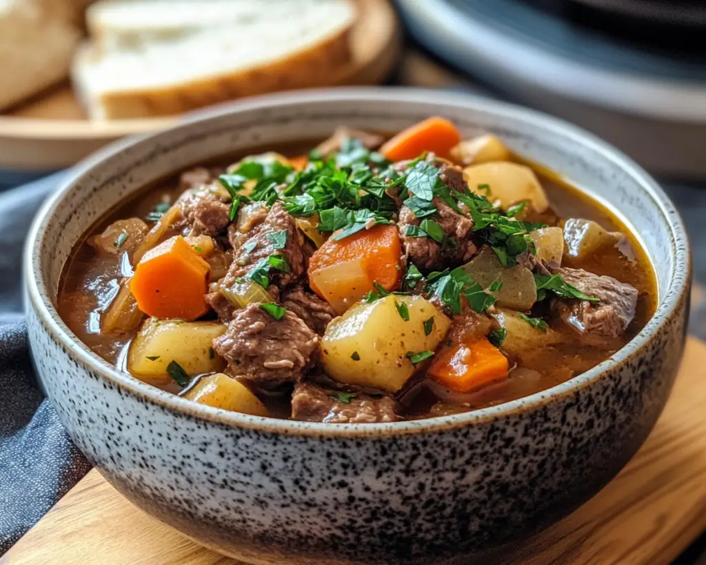 Cozy Slow Cooker Beef Stew Recipe – Easy & Hearty Dinner