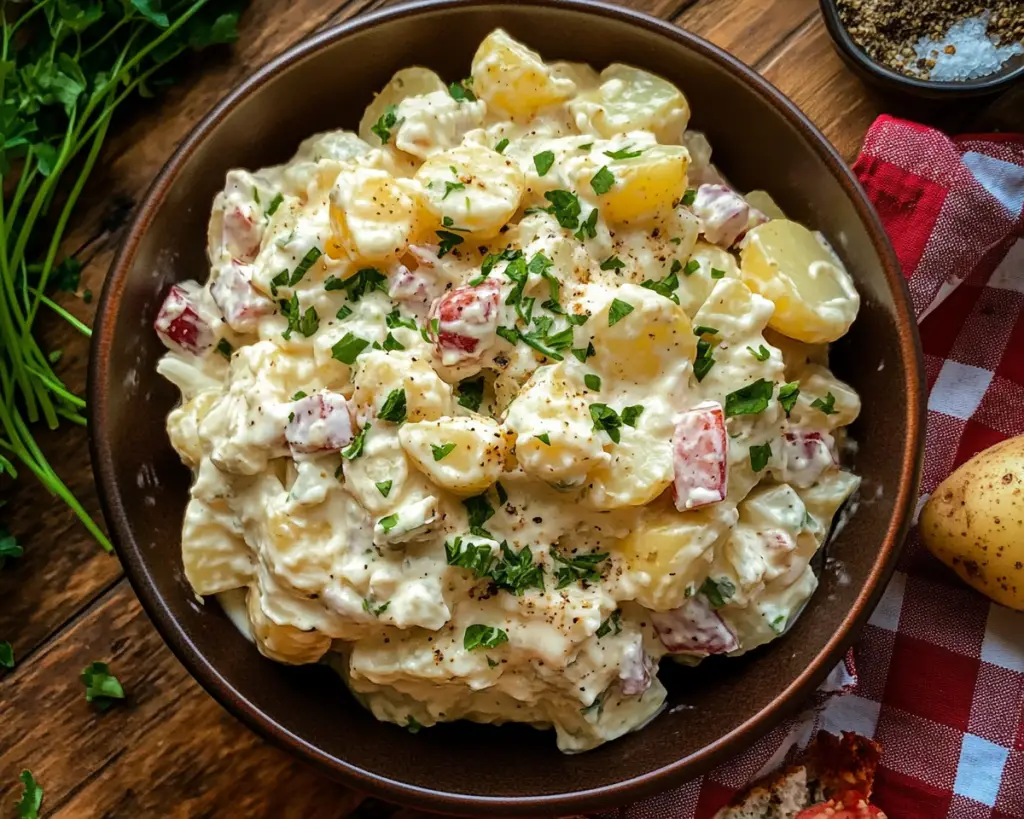 Creamy Steakhouse Potato Salad Recipe – Best BBQ Side