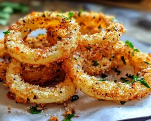 Parmesan Onion Ring Chips Recipe – Easy Baked Party Snack