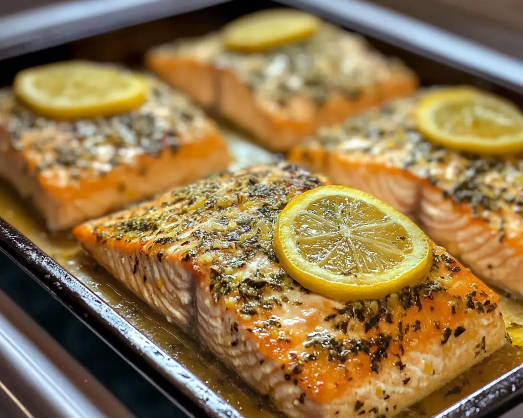 Baked Lemon Herb Salmon Everyone Is Loving This February