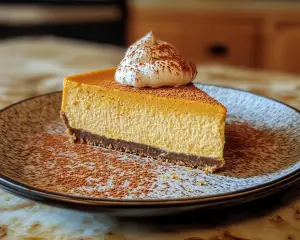 Traditional Pumpkin Cheesecake