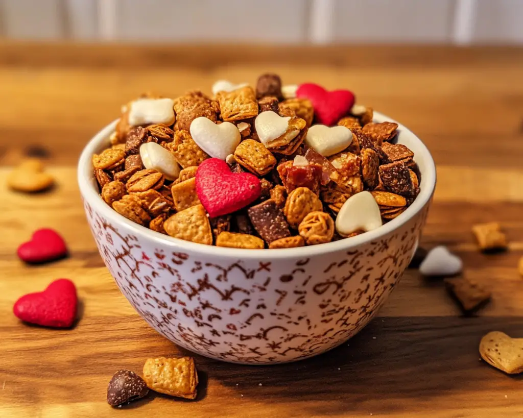 Sweet and Salty Valentine’s Party Mix