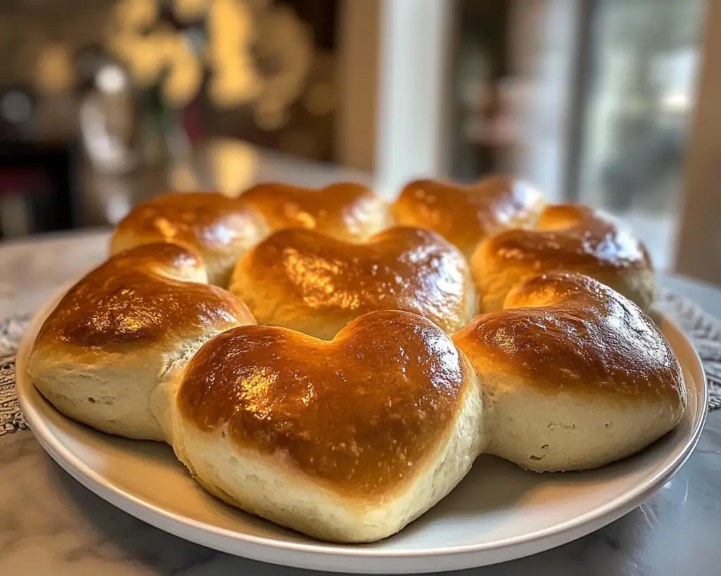 Heart Shaped Sourdough Rolls Recipe Easy Valentine’s Day Bread