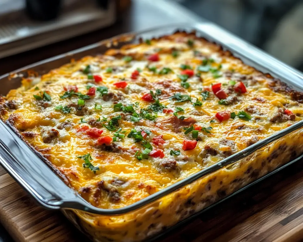 Breakfast Casserole – Cheesy, Savory & Totally Addictive!