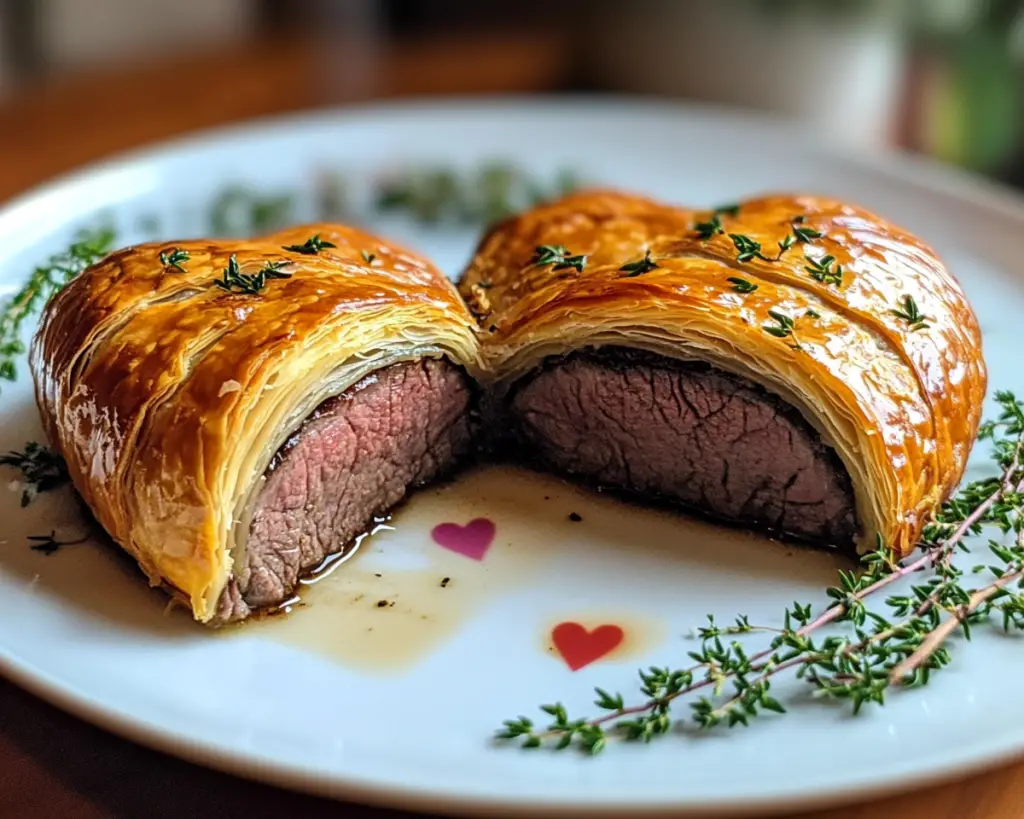 Heart Shaped Beef Wellington Recipe : Easy Valentine’s Dinner for Two