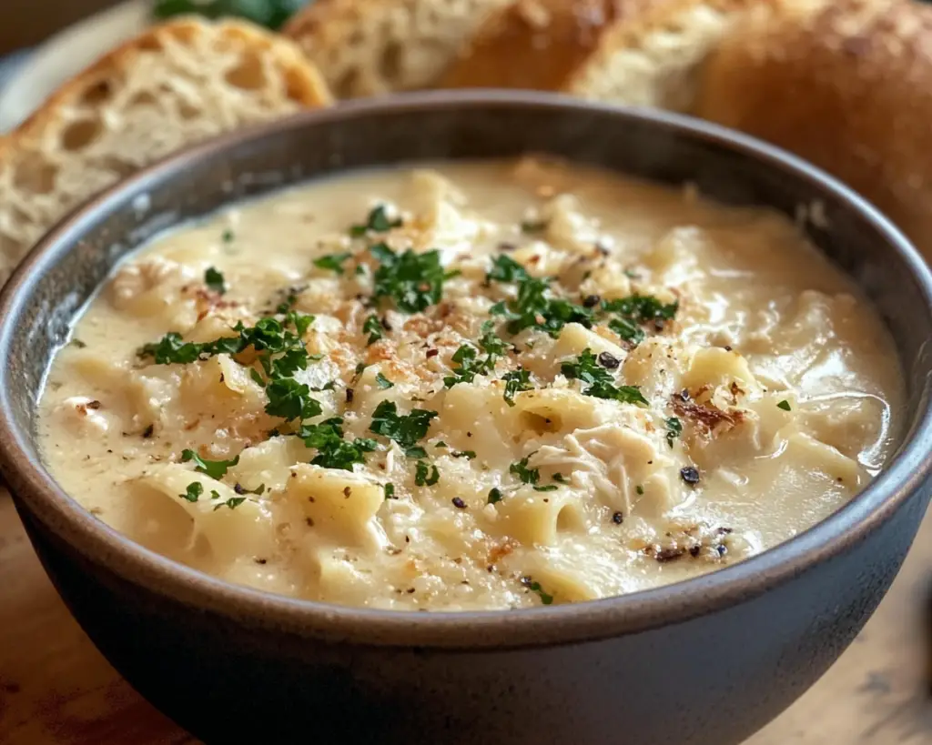 Creamy White Chicken Lasagna Soup – Easy One Pot Comfort Recipe