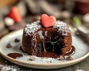 Molten Chocolate Lava Cake Perfect for Valentine’s Day