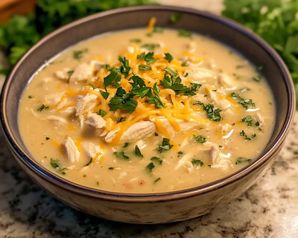 Creamy White Chicken Chili Recipe – Easy Crockpot Dinner