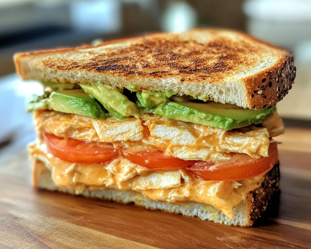 Easy Chicken Avocado Melt Sandwich Recipe – Perfect Creamy Lunch