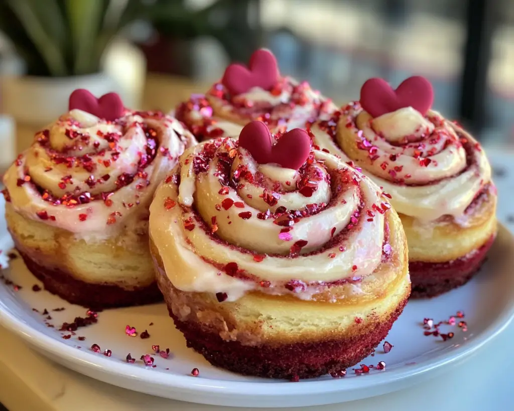 Red Velvet Cinnamon Rolls Recipe Easy Valentine’s Day Brunch Treat