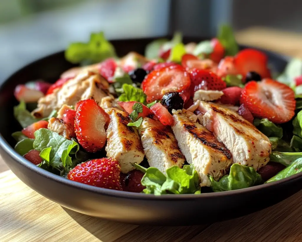 Strawberry Chicken Salad Recipe – Easy Valentine’s Day Lunch Idea