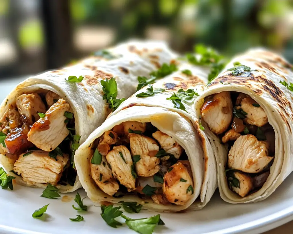 Garlic Chicken Wraps Recipe: Easy 20-Minute Family Dinner Idea