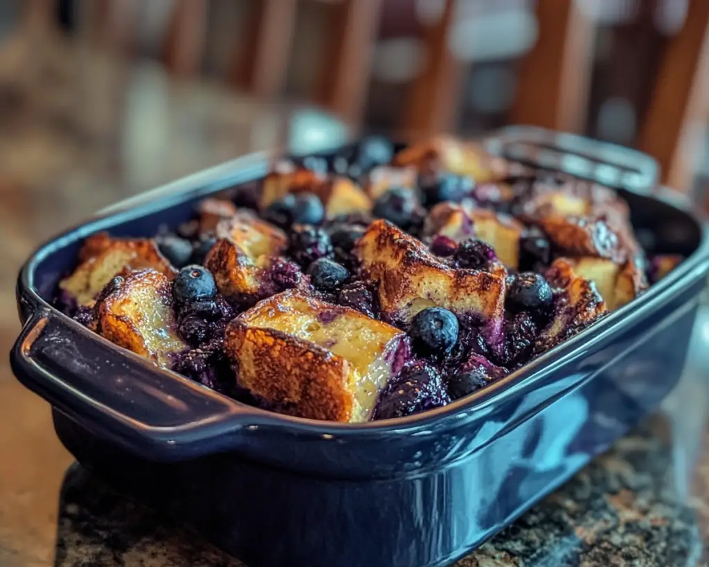 Best Blueberry French Toast Casserole