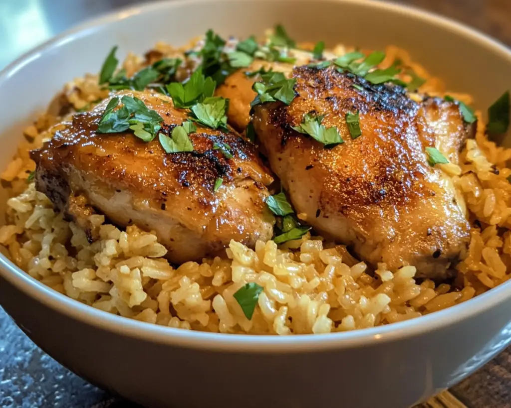 Make Comfort Food With Smothered Chicken And Rice