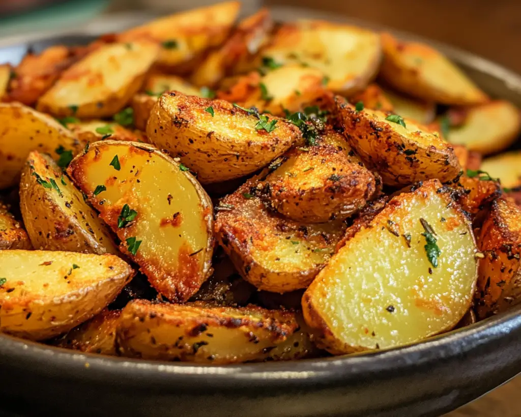 Crispy Oven Roasted Potatoes Better Than Fried