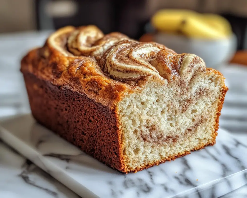 Homemade Cinnamon Swirl Banana Bread – Perfect for Brunch!