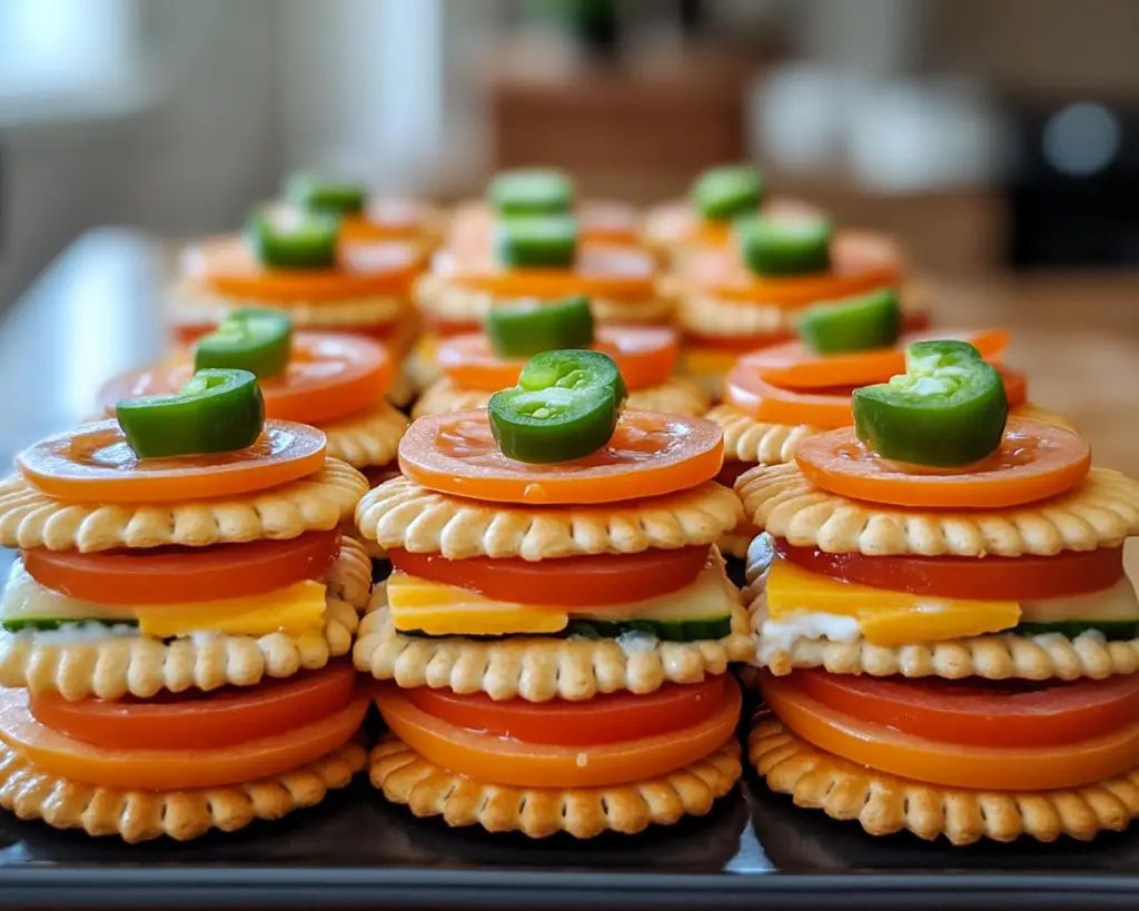 Ritz Crackers Party Sandwiches: Easy No-Cook Appetizer for Crowds