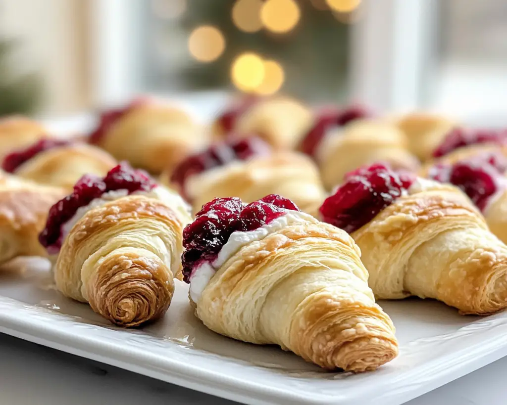 Cranberry Cream Cheese Crescent Bites – Easy 5-Ingredient Holiday Treat