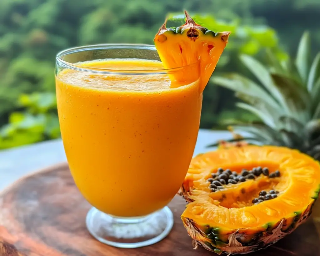 Healthy Papaya-Pineapple Smoothie Recipe for Perfect Refreshment