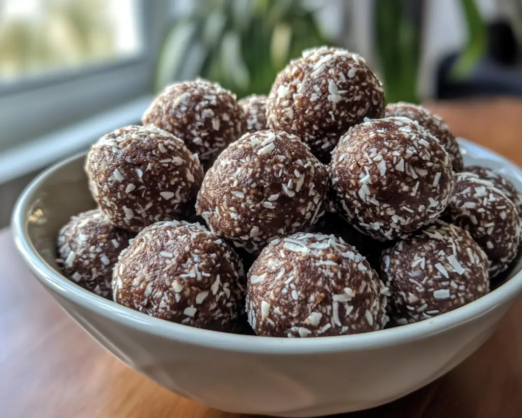 Chocolate Coconut Bliss Balls Recipe – Easy No-Bake Healthy Snack