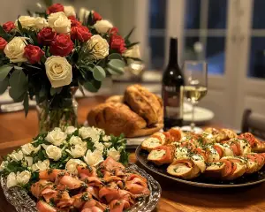 Chic Galentine’s Dinner Party at Home