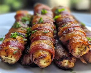 Nashville Hot Bacon Wrapped Mozzarella Sticks Recipe – Easy Party Snack