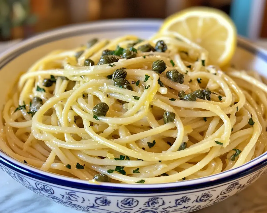 Lemon Caper Sauce Recipe: Easy Homemade Zesty Pasta Topping