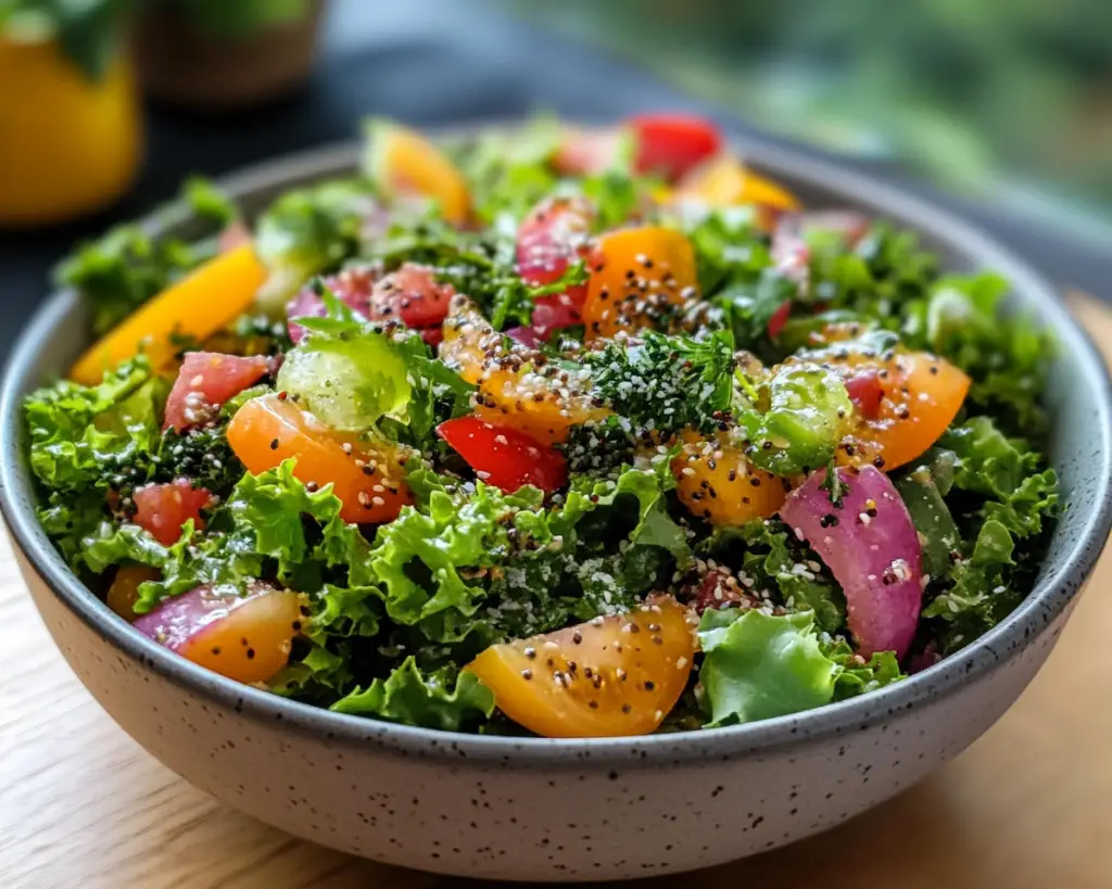 Winter Salad With Honey Mustard Dressing
