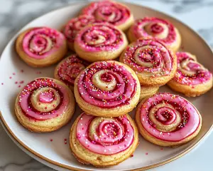 Swirl Cookies Recipe – Easy Valentine’s Day Pinwheel Treats with Sprinkles