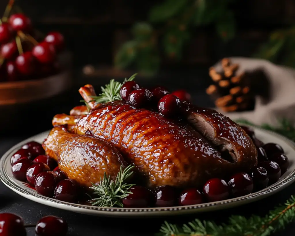 Cherry Glazed Duck Recipe: Easy Valentines Day Dinner for Two