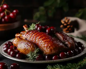 Cherry Glazed Duck Recipe: Easy Valentines Day Dinner for Two