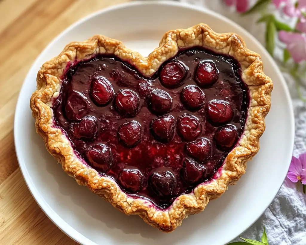 Heart Shaped Cherry Pie Recipe – Easy Valentine’s Day Dessert