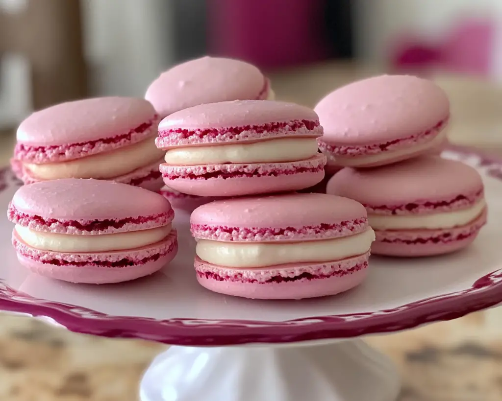 Pink Velvet Macarons Recipe Easy Valentine’s Day Treat