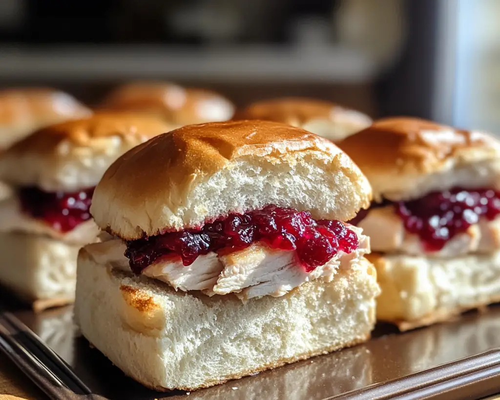 Turkey Cranberry Sliders Recipe – Easy Thanksgiving Leftovers Meal
