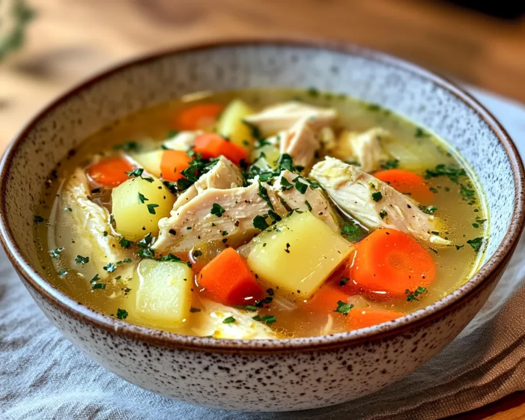 Healthy Easy Chicken Soup with Vegetables