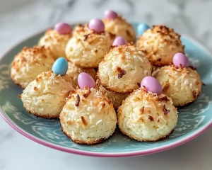 Easter Coconut Macaroons