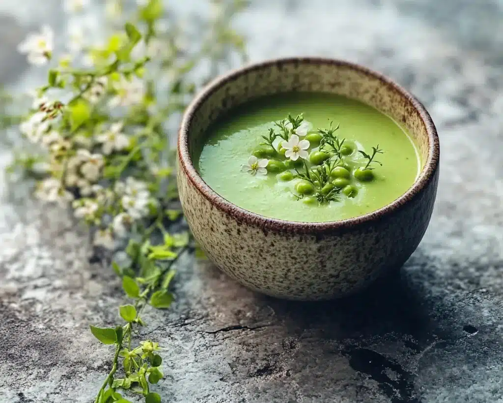 Spring Soup: Creamy Pea Soup (Spring Favorite)