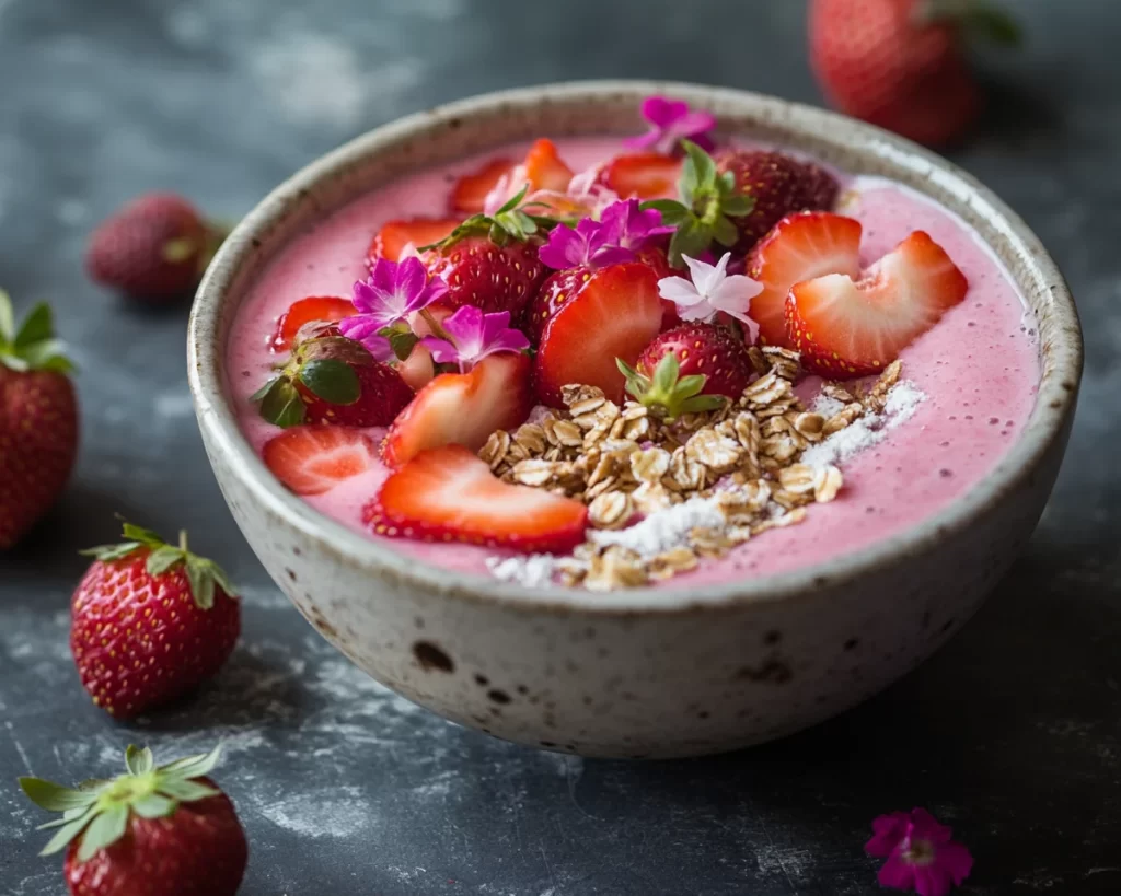 Mother’s Day Strawberry Smoothie Bowl