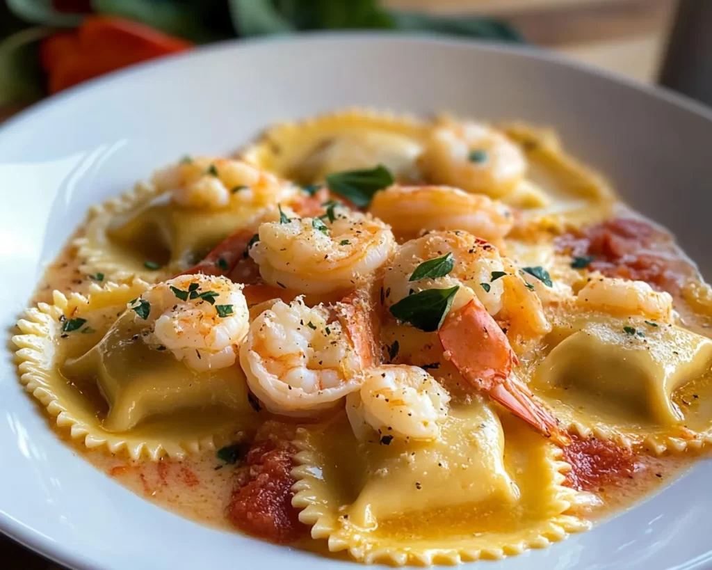 Homemade Shrimp and Lobster Ravioli Delight