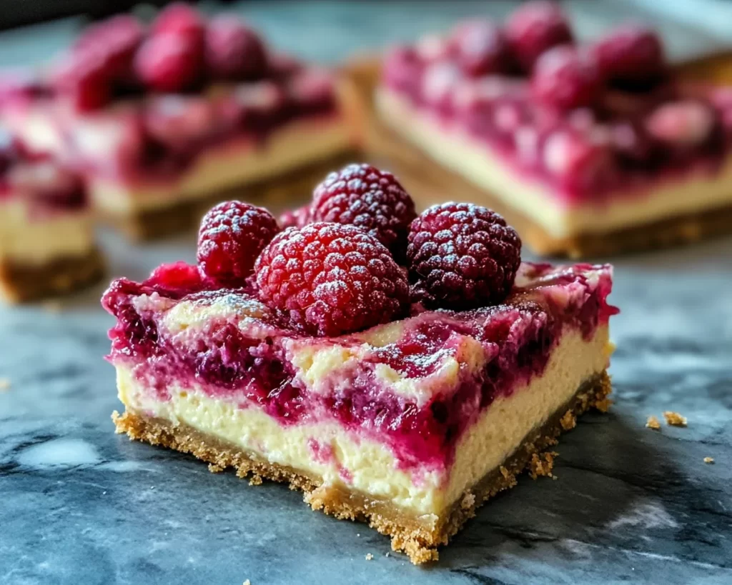 Irresistible Raspberry Cheesecake Bars Recipe