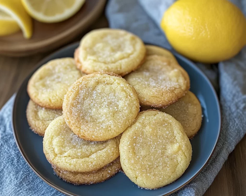 Zesty Lemon Sugar Cinnamon Cookies Recipe