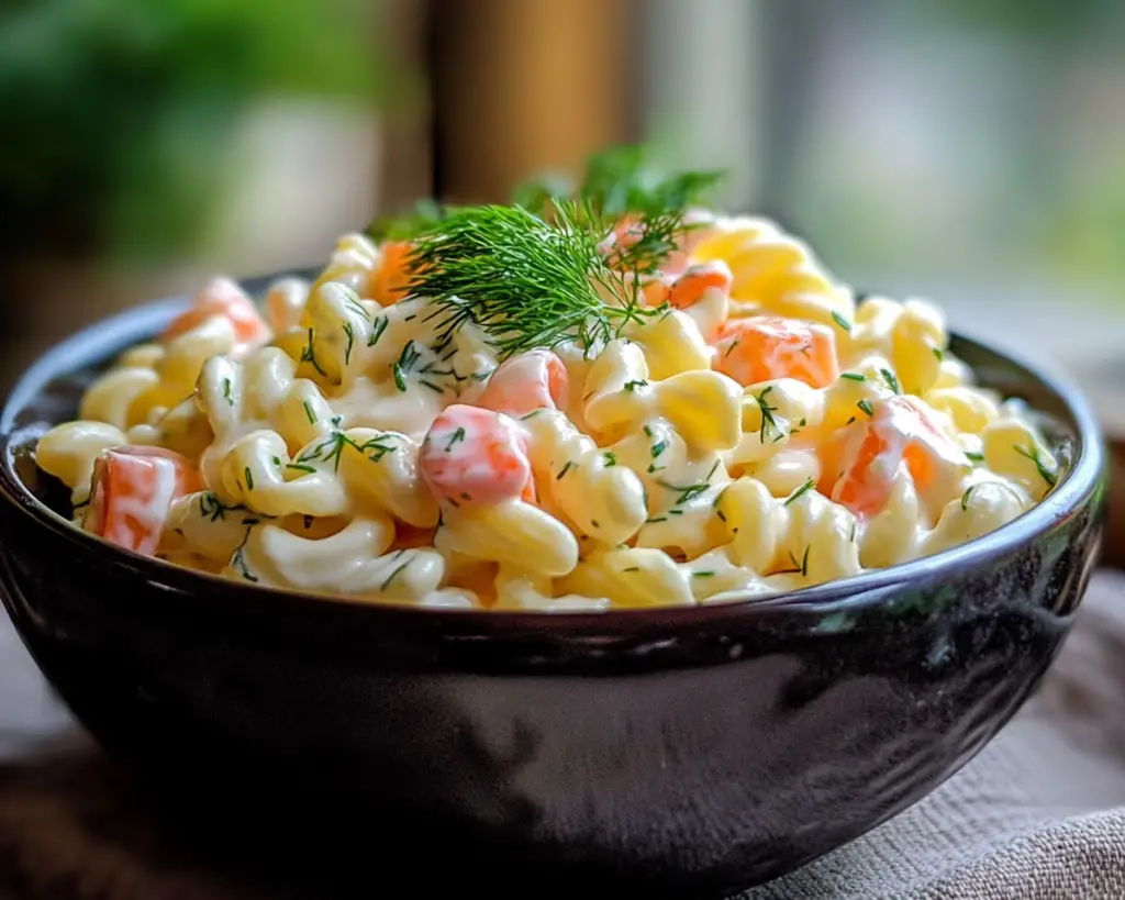 Pasta Salad with Yogurt and Dill