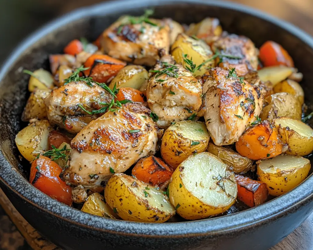Healthy Chicken Skillet with Potatoes