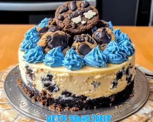 Delicious Cookie Monster Cheesecake Recipe: Indulge in a Fun and Flavorful Dessert Delight